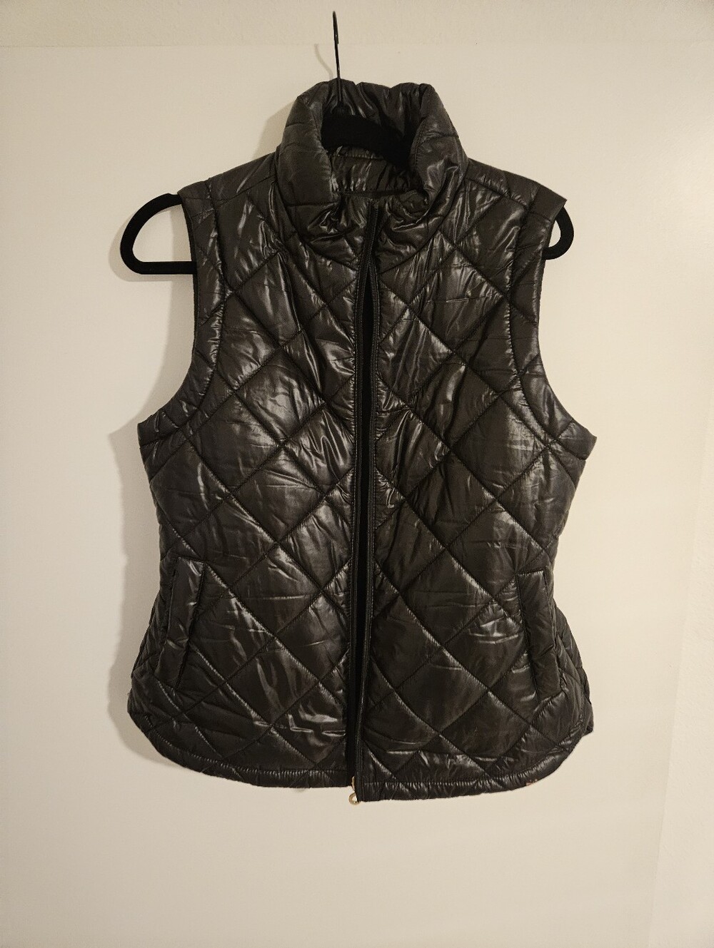 Marc New York Black Quilted Sleeveless Puffer Vest